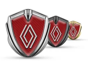 Renault Emblem Silikon Abzeichen Anpassbar Kraft Design